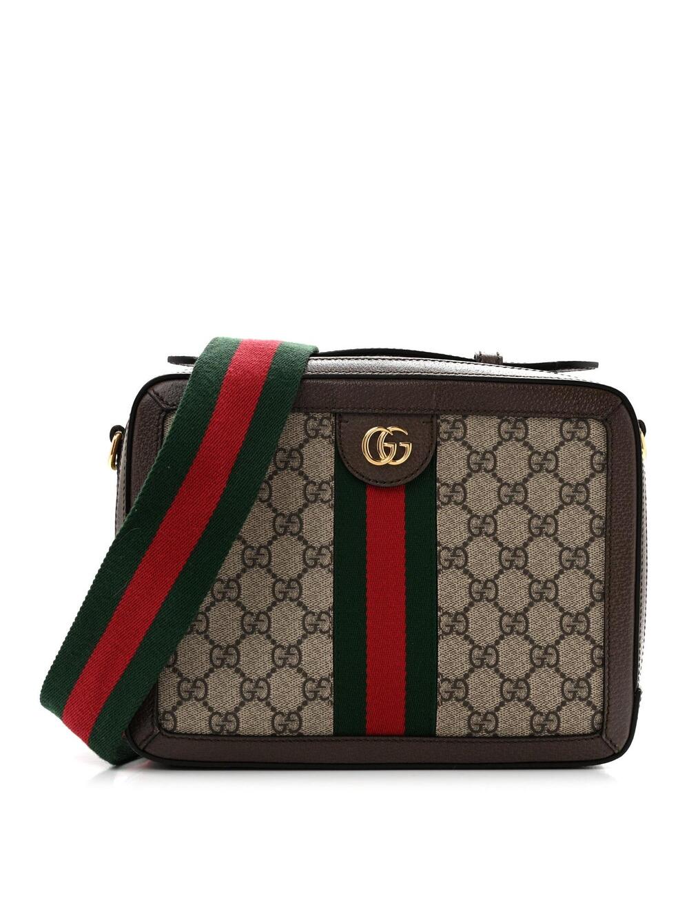 Gucci Gg Supreme Web Small Ophidia Top #367062G13B
